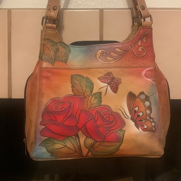 Anuschka Bag with Matching Wallet - Leather - Picture 4 of 16